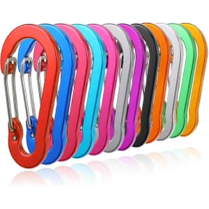D-Ring Carabiner 12-Pack: $4.24