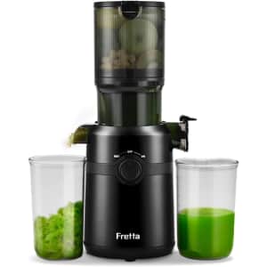 Fretta Cold Press Juicer: $55 w/ Prime