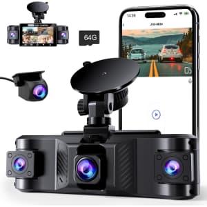 4 Channel 2.5K Dash Cam: $39.99