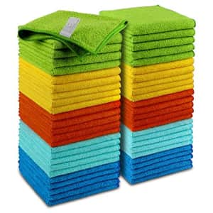 12" Microfiber Cleaning Cloth 50-Pack: $13 via Sub & Save