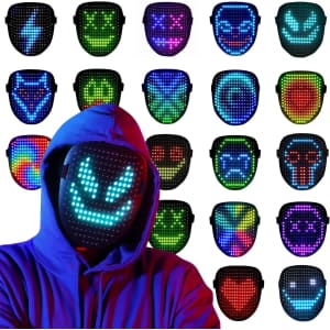 QAQ LED Gesture Sensing Light Up Mask: $26.99 QAQ LED Gesture Sensing Light Up Mask: $26.99