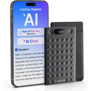 Notta Memo AI Digital Voice Recorder: $95.36 Notta Memo AI Digital Voice Recorder: $95.36