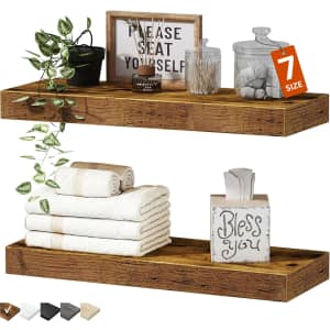 16" Floating Shelves 2-Pack: $17 w/ Prime 16" Floating Shelves 2-Pack: $17 w/ Prime