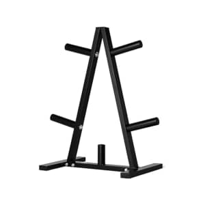 Amazon Basics 2" Weight Plate Tree Rack: $19.99