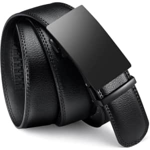 Airkit Men's Ratchet Leather Belt: From $7.79