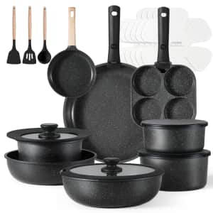 Carote Nonstick 23-Piece Cookware Set: $100
