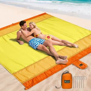 Pteromy Waterproof and Sandproof Beach Blanket: from $11.39 Pteromy Waterproof and Sandproof Beach Blanket: from $11.39