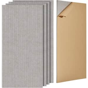 Vevor 47" x 24" Acoustic Panels 5-Pack: $54