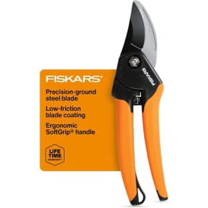 Fiskars Bypass Pruning Shears: $7.18
