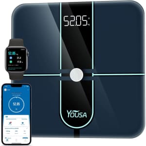 Yousa Digital Smart Bathroom Scale with LED Display: $15.98 Yousa Digital Smart Bathroom Scale with LED Display: $15.98