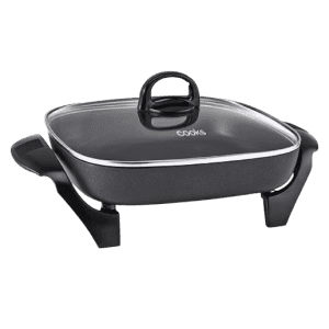 Cooks 12" x 12" Covered Electric Skillet: $25 Cooks 12" x 12" Covered Electric Skillet: $25