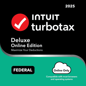 TurboTax Deluxe Online 2025 Federal Tax Return: $49