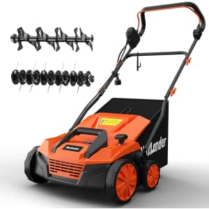 Maxlander 15" 13A 2-in-1 Electric Lawn Dethatcher: $79.99