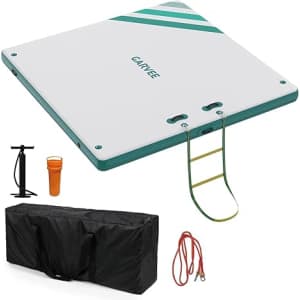 Inflatable Floating Dock and Swim Platform: $66.81