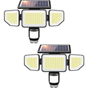 Onforu 3-Head Solar Security Light 2-Pack: $17.99 Onforu 3-Head Solar Security Light 2-Pack: $17.99
