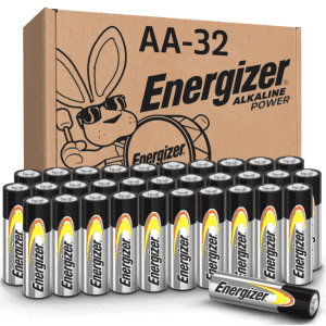 Energizer 32-Count AA Alkaline Batteries: $15 via Subscribe & Save