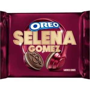 Selena Gomez Oreo Limited Edition Chocolate and Cinnamon Creme Cookies 10.68-oz. Pack: $4.79 Selena Gomez Oreo Limited Edition Chocolate and Cinnamon Creme Cookies 10.68-oz. Pack: $4.79