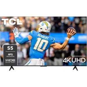 TCL 55S551G 55" 4K UHD LED Smart TV w/ Google TV (2024): $270