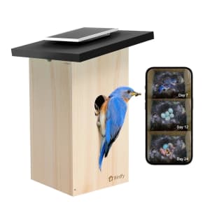 Birdfy Solar-Powered 1080p HD Smart Bird House with Camera: $119.89
