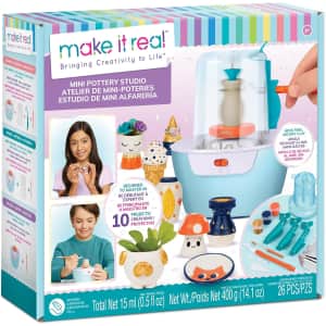 Make It Real Mini Pottery Studio: $11.24