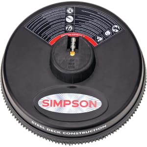 Simpson Universal 15" Steel Pressure Washer Surface Cleaner: $64 Simpson Universal 15" Steel Pressure Washer Surface Cleaner: $64