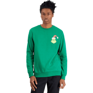 Hybrid Men's Grinch Holiday Regular-Fit Sweatshirt: $11.94 Hybrid Men's Grinch Holiday Regular-Fit Sweatshirt: $11.94