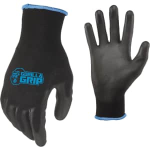Gorilla Grip Work Gloves: $2.48