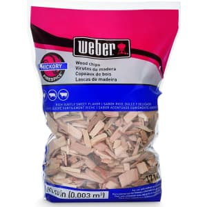 Weber Smoked Wood Chips: $4.49