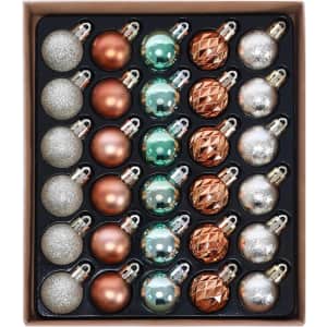 30-Count Christmas Ornaments: $6.99