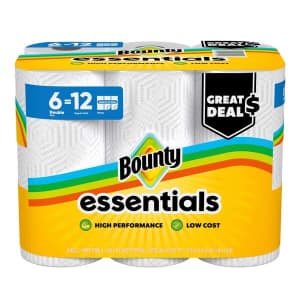 Bounty Essentials Paper Towel 4-Roll Pack or Larger at CVS: $1 off
