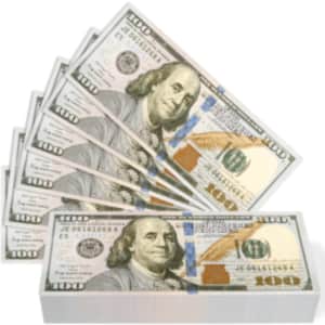 $100 Fake Bill 100-Pack: $9