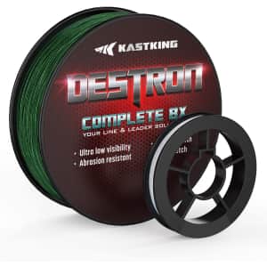 KastKing Destron 15LBS 150-Yard Braided Fishing Line and Leader: $5.52