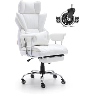 Vevor Reclining Office Chair with Footrest: $124.14
