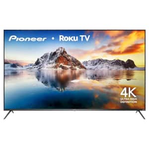 Pioneer PN75-R851-26U 75" 4K HDR LED UHD Smart Roku TV: $390