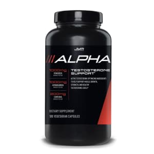 Jym Alpha Testosterone Support 180-Capsule Tub: 2 for $67