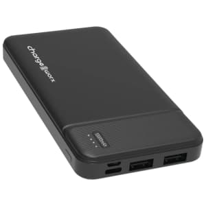 Chargeworx Dual USB Slim 10,000mAh Power Bank: $10 Chargeworx Dual USB Slim 10,000mAh Power Bank: $10