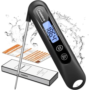 Fummdus 3-Second Instant Read Digital Meat Thermometer: $5 w/ Prime
