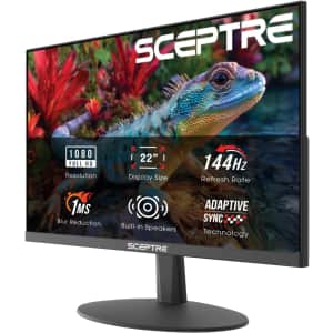 Sceptre E225W-FW144 Series 22" 1080p Monitor: $60