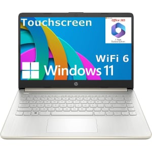 HP Celeron N4500 14" Touchscreen Laptop: $280