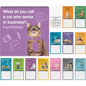 Cat or Dog Pun 2026 Calendar: $3.99