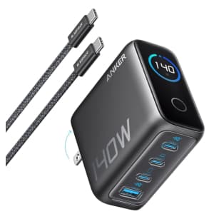 Anker 140W 4-Port GaN USB-C Charger: $60