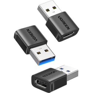 UGREEN USB to USB C Adapter 3-Pack: $6.99