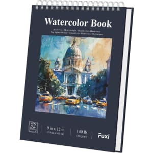 10" x 12" 32-Sheet Watercolor Sketchbook: $14