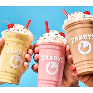 Zaxby's Shakes: Half price