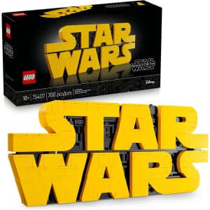 LEGO Star Wars Brick-Built Logo Set: $48 LEGO Star Wars Brick-Built Logo Set: $48
