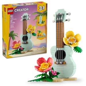 LEGO Creator 3 in 1 Tropical Ukulele Instrument Toy: $24