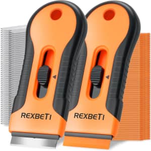 Rexbeti Razor Blade Scraper Tool 2-Pack: $5.91 Rexbeti Razor Blade Scraper Tool 2-Pack: $5.91