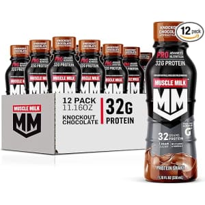 Muscle Milk Pro Advanced Nutrition Protein Shake 12-Pack: $22 w/ subscribe & save