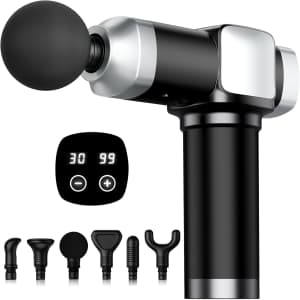 Camefer Handheld Deep Tissue Massage Gun: $18.99