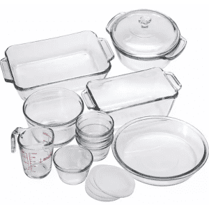 Anchor Hocking 15-Piece Oven Basics Bakeware Set: $30